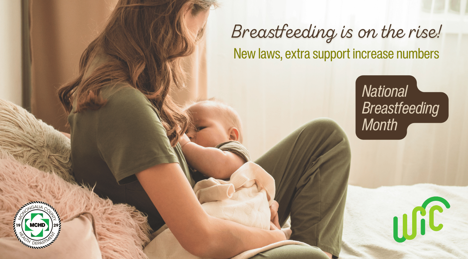 New laws, extra support increase breastfeeding numbers 